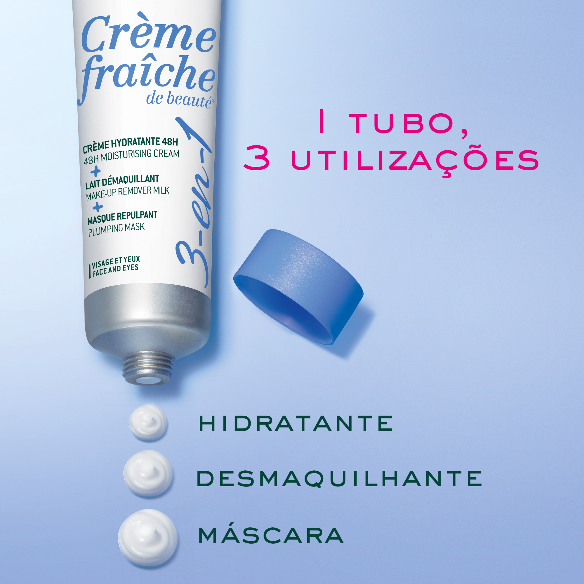 Nuxe Creme Fraiche Creme 3 em 1 100ml